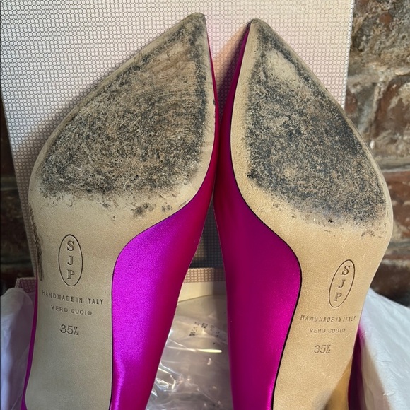 SJP by Sarah Jessica Parker hot pink heels - Picture 2 of 6